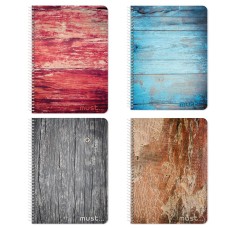 ΤΕΤΡΑΔΙΟ ΣΠΥΡΑΛ 17Χ25 1Θ 30 ΦΥΛΛΑ WOODS MUST