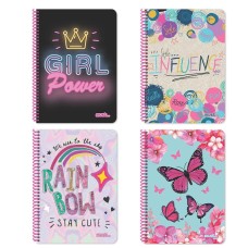 ΤΕΤΡΑΔΙΟ ΣΠΥΡΑΛ 17Χ25 1Θ 30 ΦΥΛΛΑ RAINBOW POWER MUST