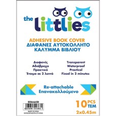 Αυτοκόλλητο Κάλυμμα Βιβλίου The littlies Διάφανο 10 Τμχ. 50x36 εκ.