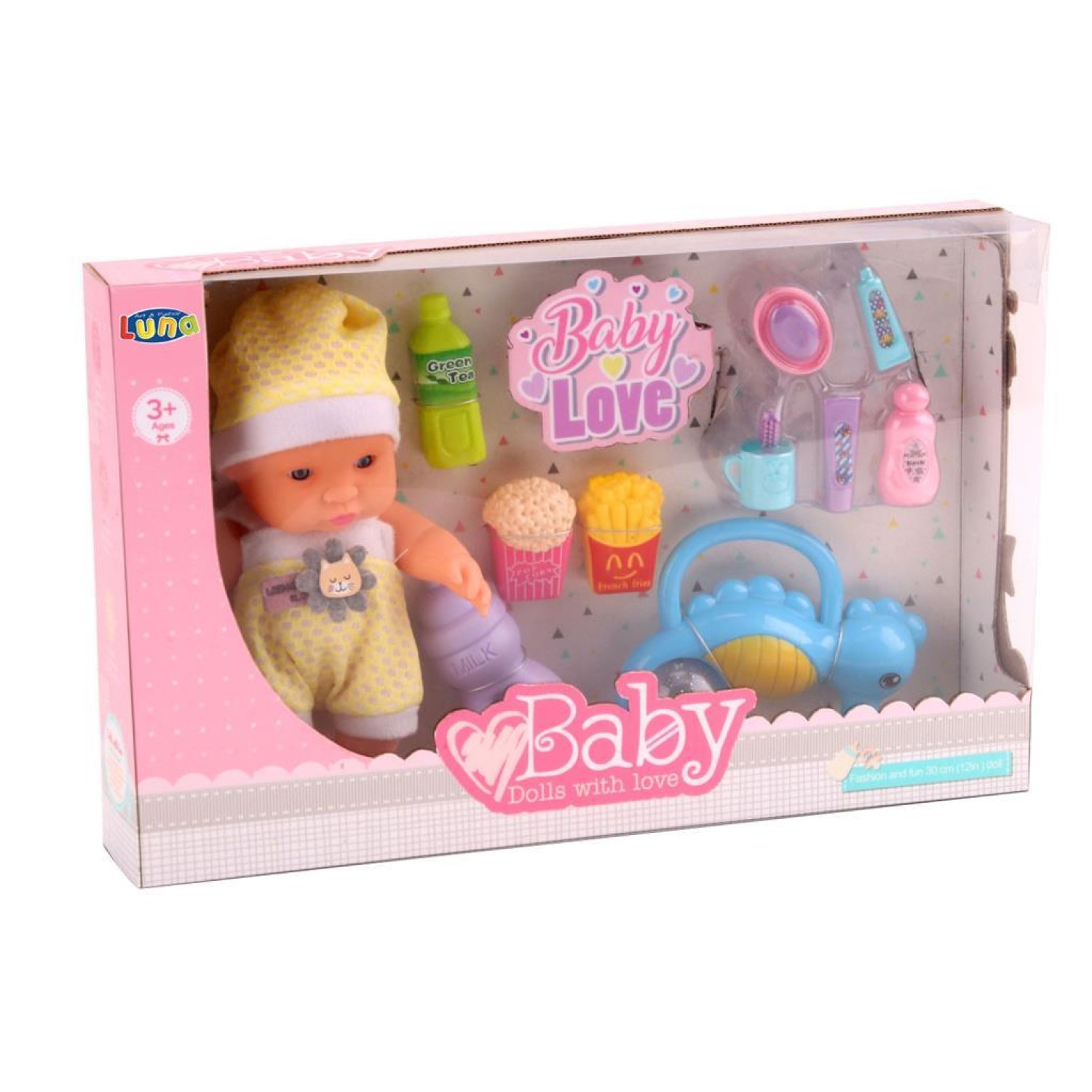 ΚΟΥΚΛΑ 20ΕΚ ΜΕ ΒΡΕΦΙΚΟ ΣΕΤ 32Χ6Χ20,5ΕΚ LUNA