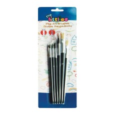 Πινέλα Ζωγραφικής The littlies 6 Τμχ. (Pony Hair No. 2-4-6-10, Bristle No. 8-12)