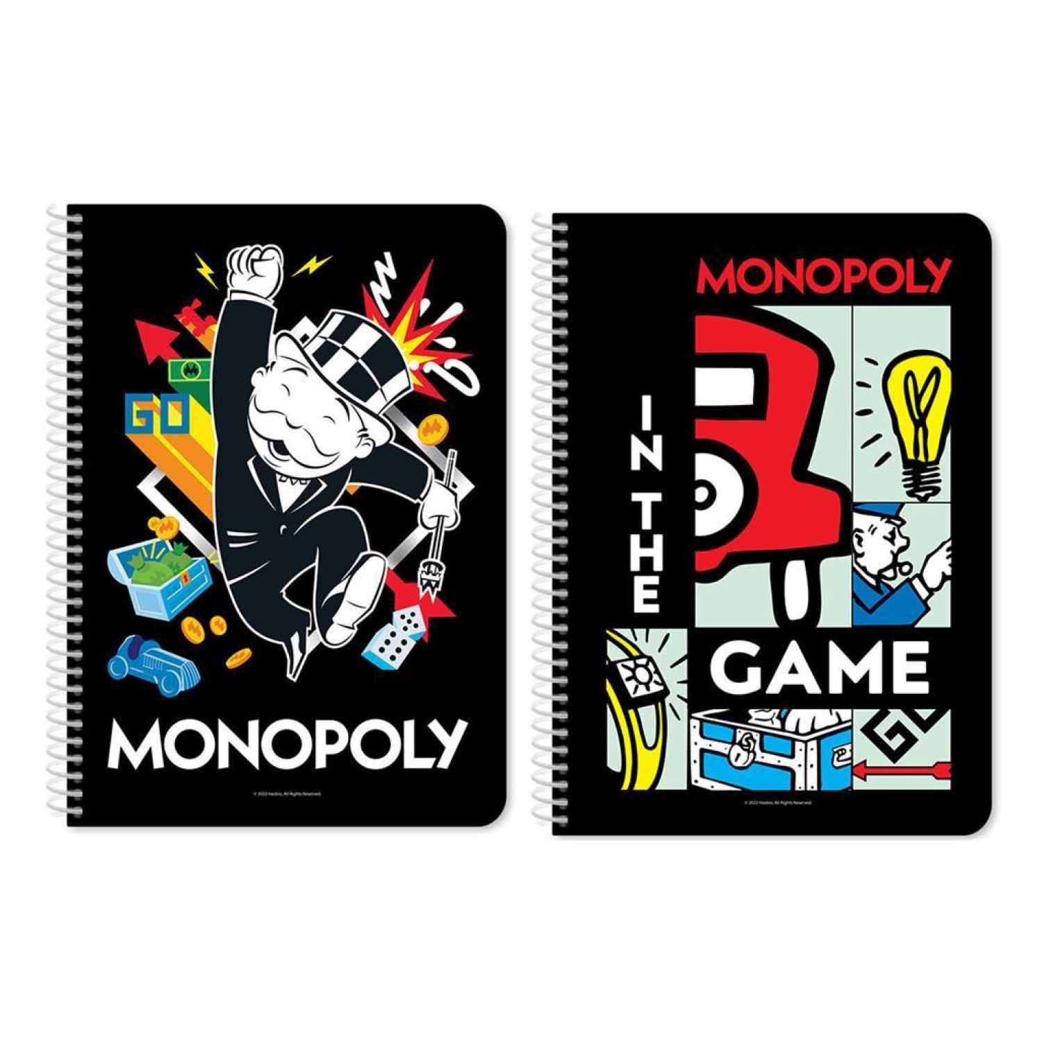 Τετράδιο Σπιράλ Monopoly 17x25 εκ., 2 Θέματα, 60 Φύλλα, 2 Σχέδια