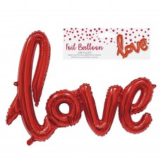 ΜΠΑΛΟΝΙ ΜΕΤΑΛΛΙΖΕ LOVE 105x65cm