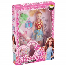 ΛΑΜΠΑΔΑ ΚΟΥΚΛΑ ΜΕ ΦΟΡΕΜΑΤΑ, ΤΣΑΝΤΑ & ΛΟΥΛΟΥΔΙ 32x23x5cm