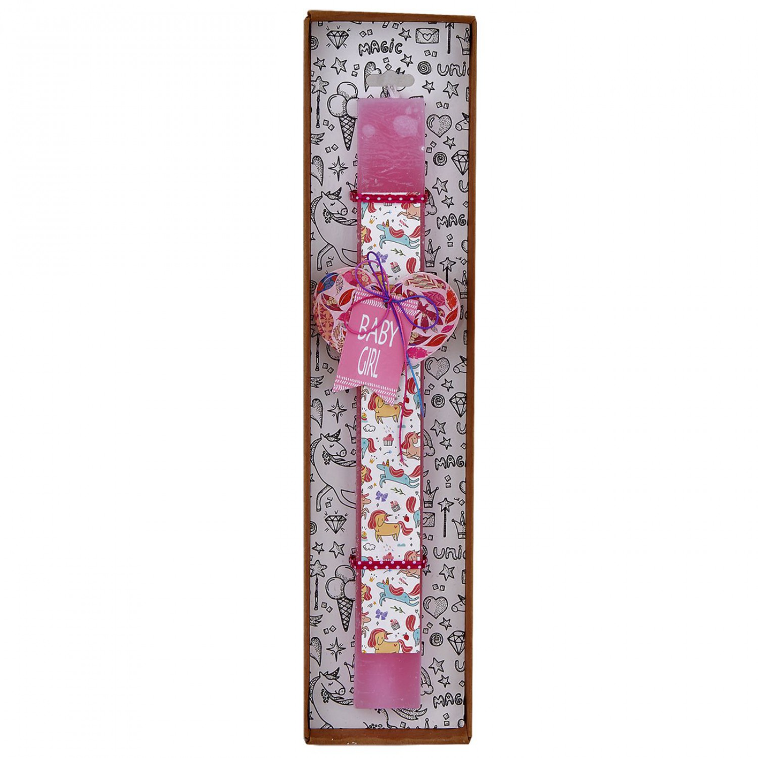 ΛΑΜΠΑΔΑ ΚΑΡΔΙΑ ΜΕ ΚΟΥΤΙ 35x8x2cm