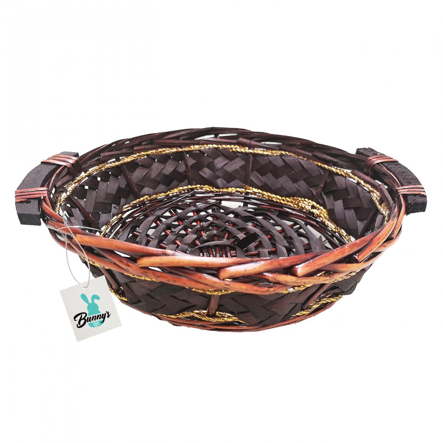 ΚΑΛΑΘΙ ΜΠΑΜΠΟΥ ΣΤΡΟΓΓΥΛΟ 35x31x8cm