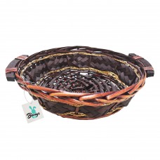 ΚΑΛΑΘΙ ΜΠΑΜΠΟΥ ΣΤΡΟΓΓΥΛΟ 35x31x8cm