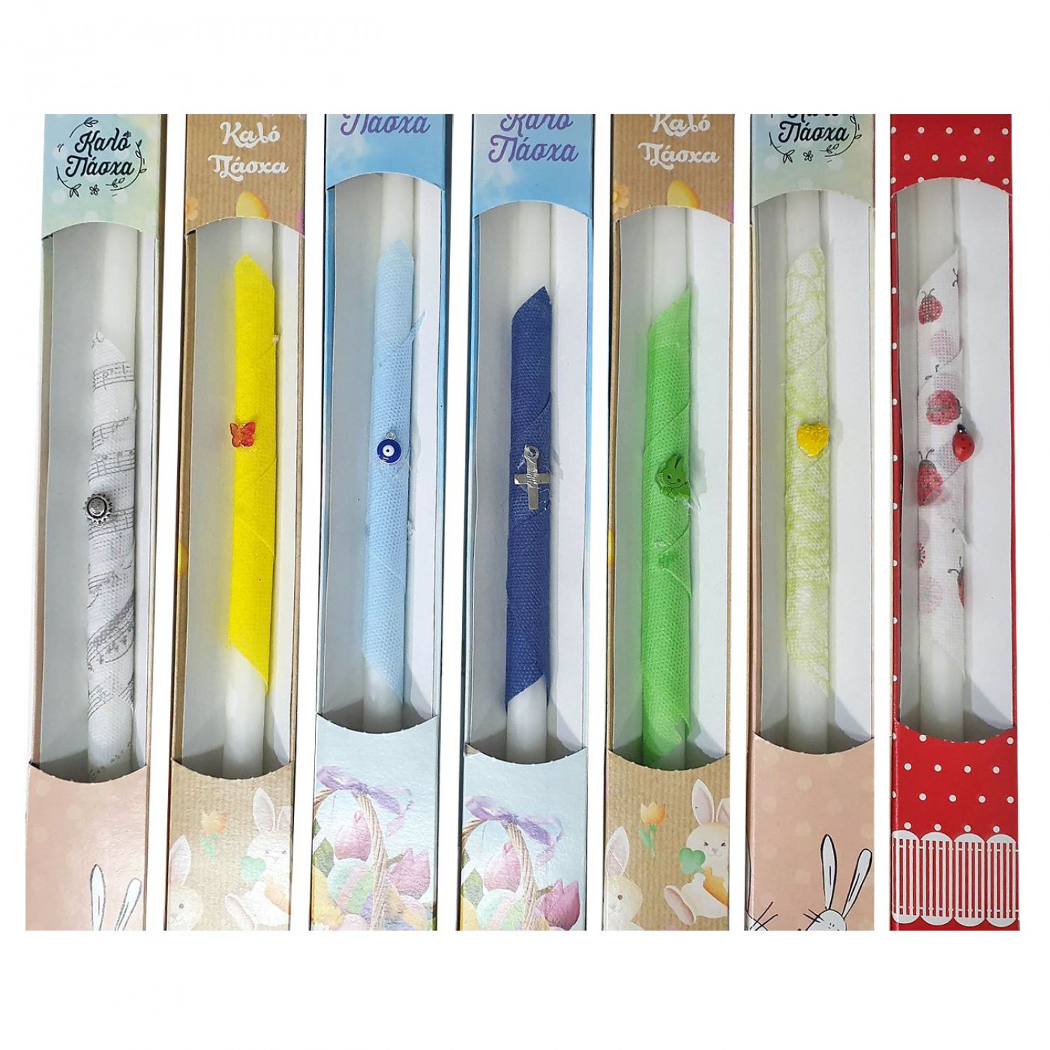 ΛΑΜΠΑΔΑ ΝΤΕΚΟΡ ΣΕ ΚΟΥΤΙ ΧΡΩΜΑΤΙΣΤΟ 38cm x Φ14mm