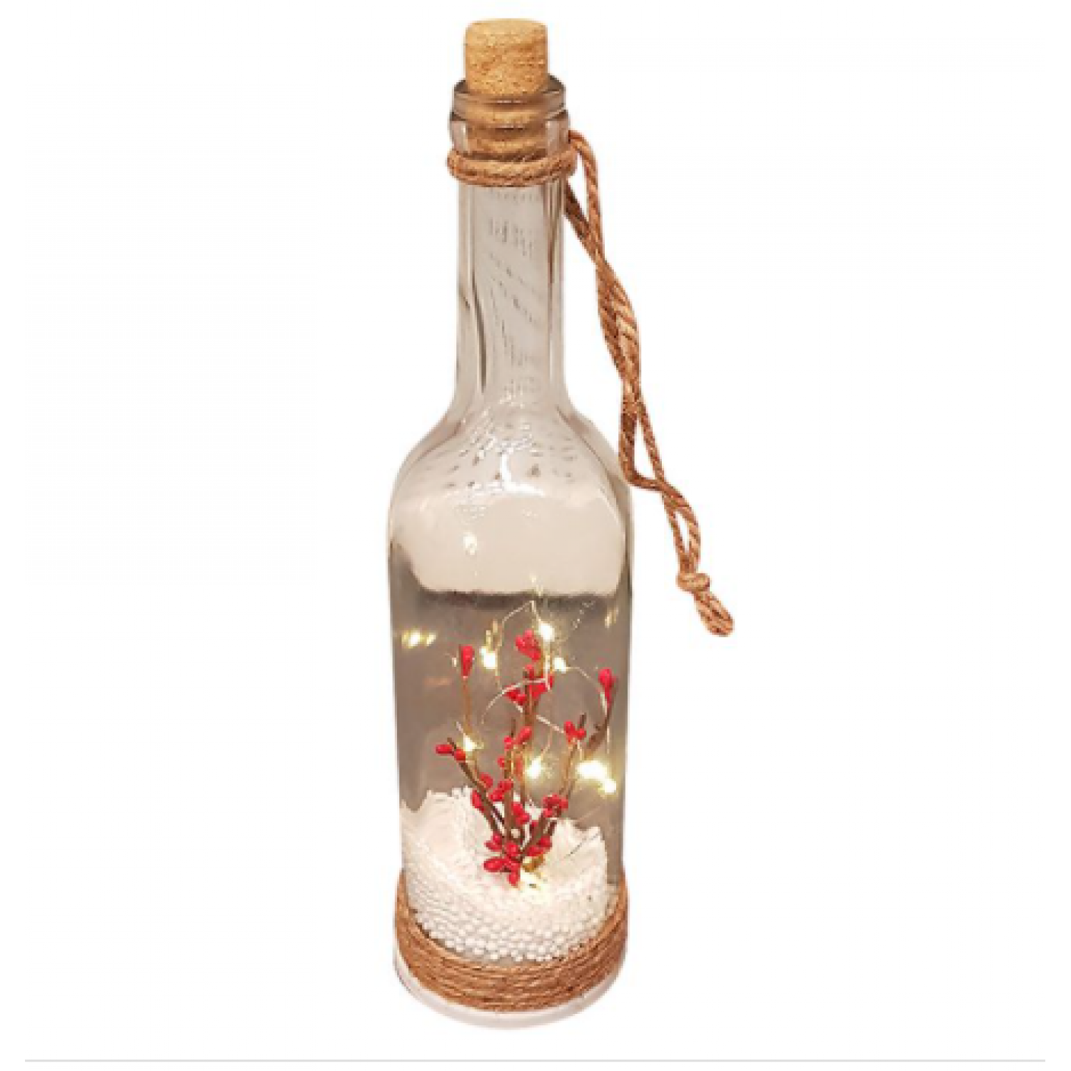 ΜΠΟΥΚΑΛΙ ΜΕ ΝΤΕΚΟΡ 8LED 30x8cm Xmasfest 1132770