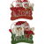 ΠΙΝΑΚΙΔΑ WELCOME ΜΕ 2 ΦΙΓΟΥΡΕΣ 19x19cm Xmasfest 1132797