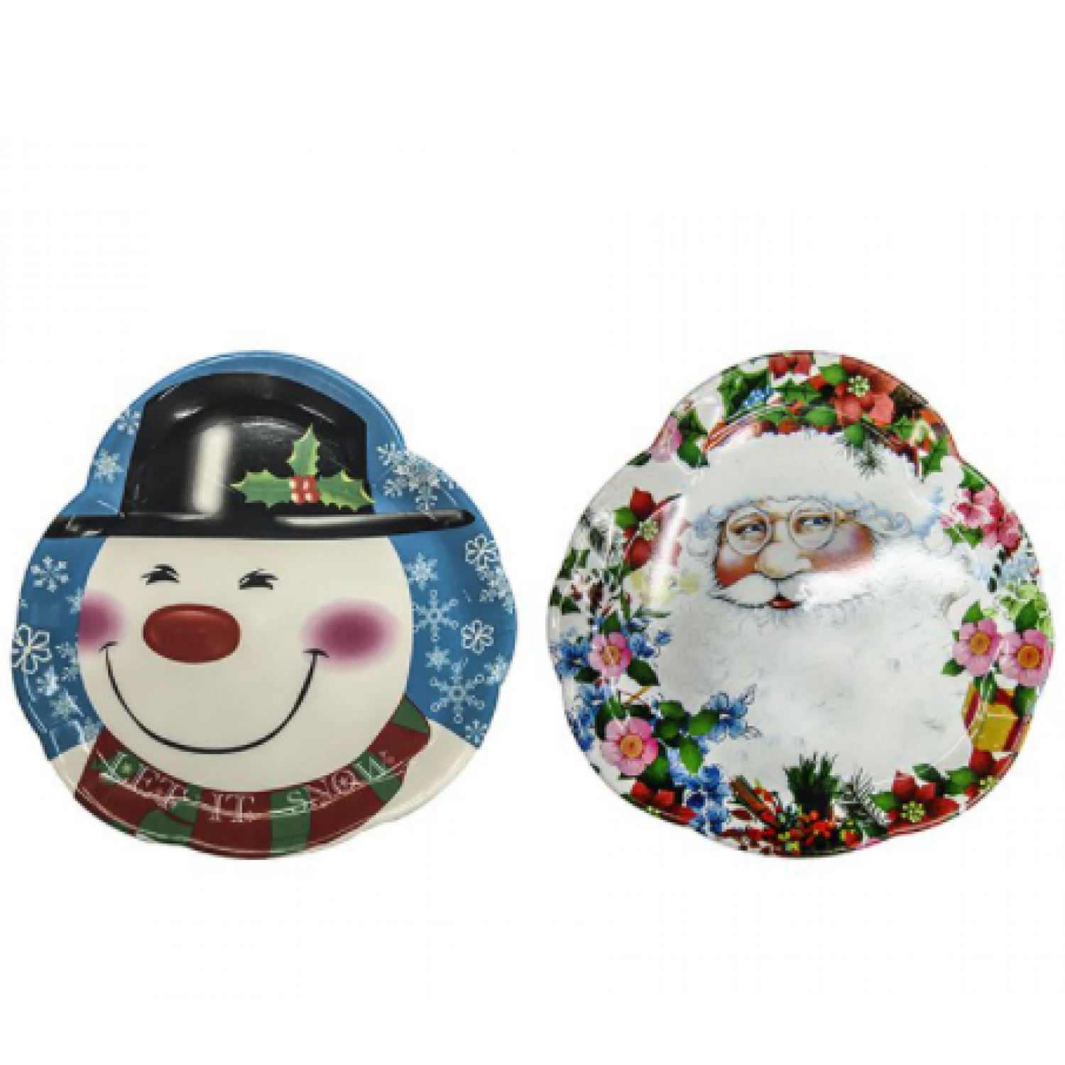 ΔΙΣΚΟΣ ΣΧΗΜΑ ΑΓΙΟΣ- ΧΙΟΝΑΝΘΡΩΠΟΣ 30cm Xmasfest 1131216