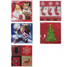 ΧΑΡΤΟΠΕΤΣΕΤΕΣ XMAS ΠΑΚ=20ΤΕΜ 16,5x16.5cm Xmasfest 1131779