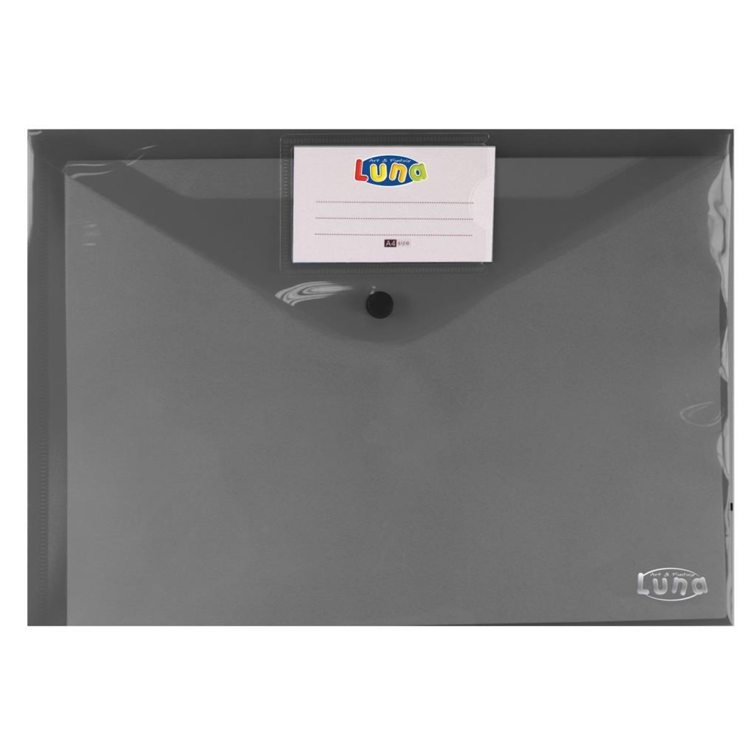 ΦΑΚΕΛΟΣ ΚΟΥΜΠΙ ΜΑΥΡΟ A4 LUNA OFFICE