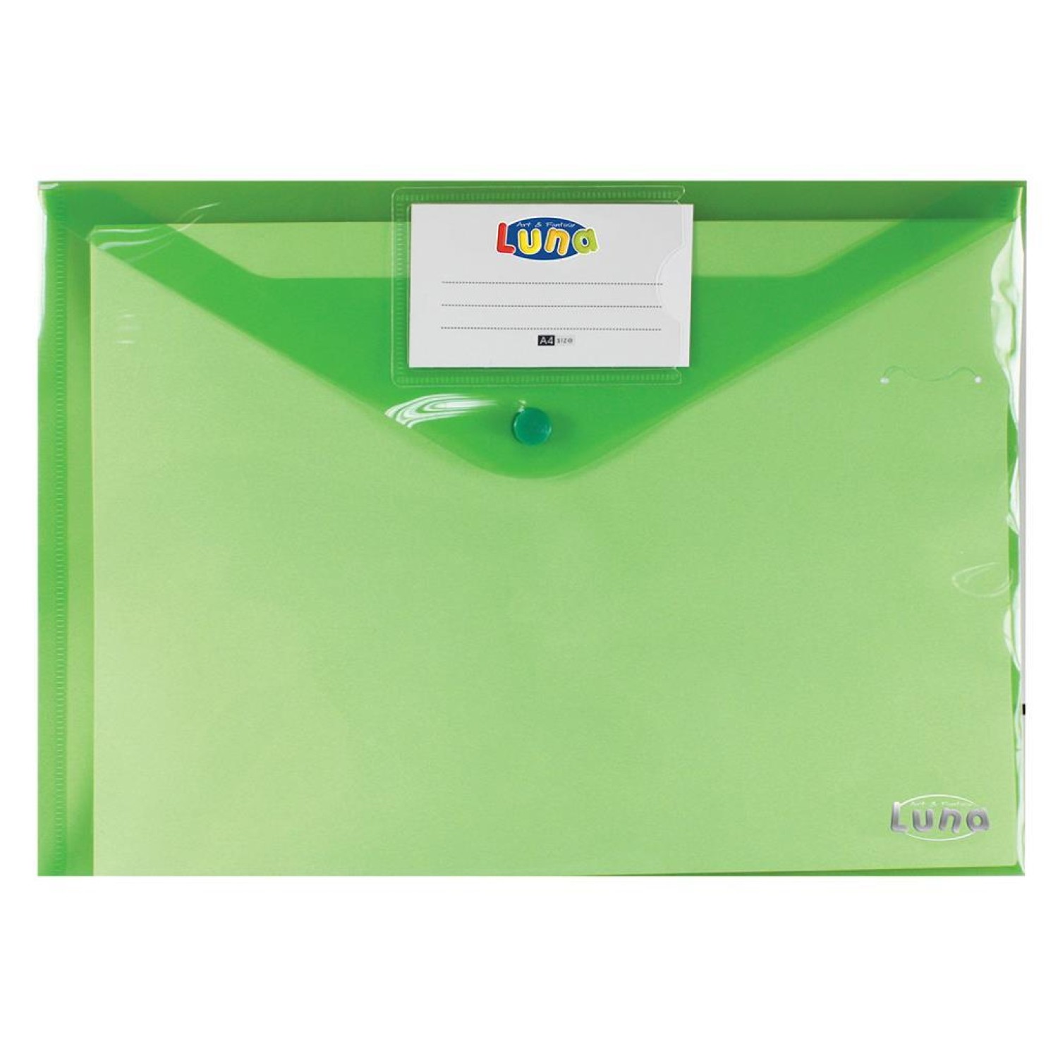 ΦΑΚΕΛΟΣ ΚΟΥΜΠΙ 0078839 ΠΡΑΣΙΝΟ A4 LUNA OFFICE