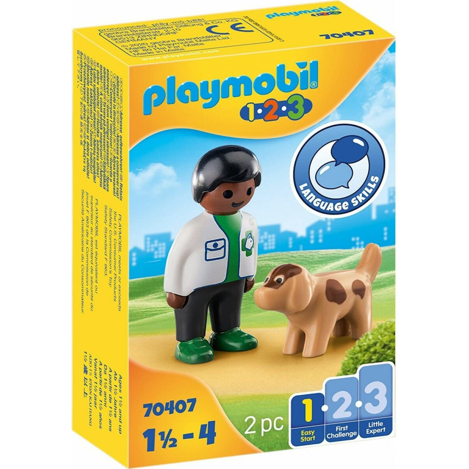 Playmobil 123 Vet with Dog για 1.5+ ετών