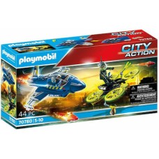 Καταδίωξη drone από αστυνομικό τζετ