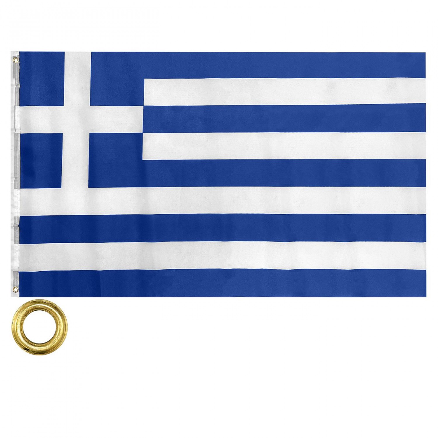 Σημαία Ελληνική Υφασμάτινη για Κοντάρι 90x150cm