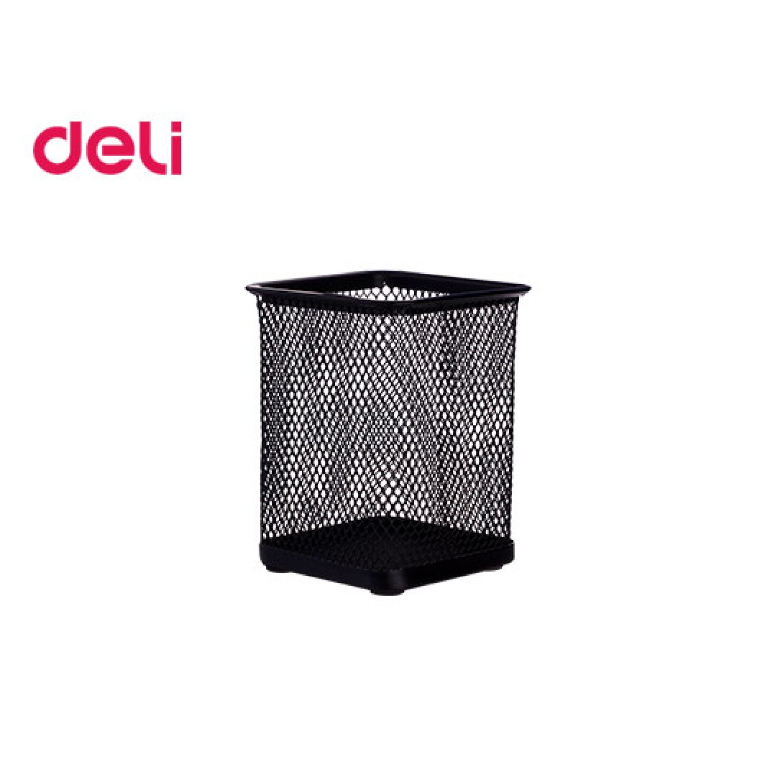 DELI ΜΟΛΥΒΟΘΗΚΗ ΜΕΤΑΛΛΙΚΗ ΤΕΤΡΑΓΩΝΗ 8x8x9cm ΜΑΥΡΗ