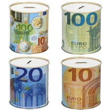  ΚΟΥΜΠΑΡΑΣ ΜΕΤΑΛΛΙΚΟΣ ΕΥΡΩ Φ11,5x12cm