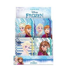 ΣΗΜΕΙΩΜΑΤΑΡΙΟ ΜΕ ΛΑΣΤΙΧΟ 10χ13,5cm 4σχ 96φ FROZEN