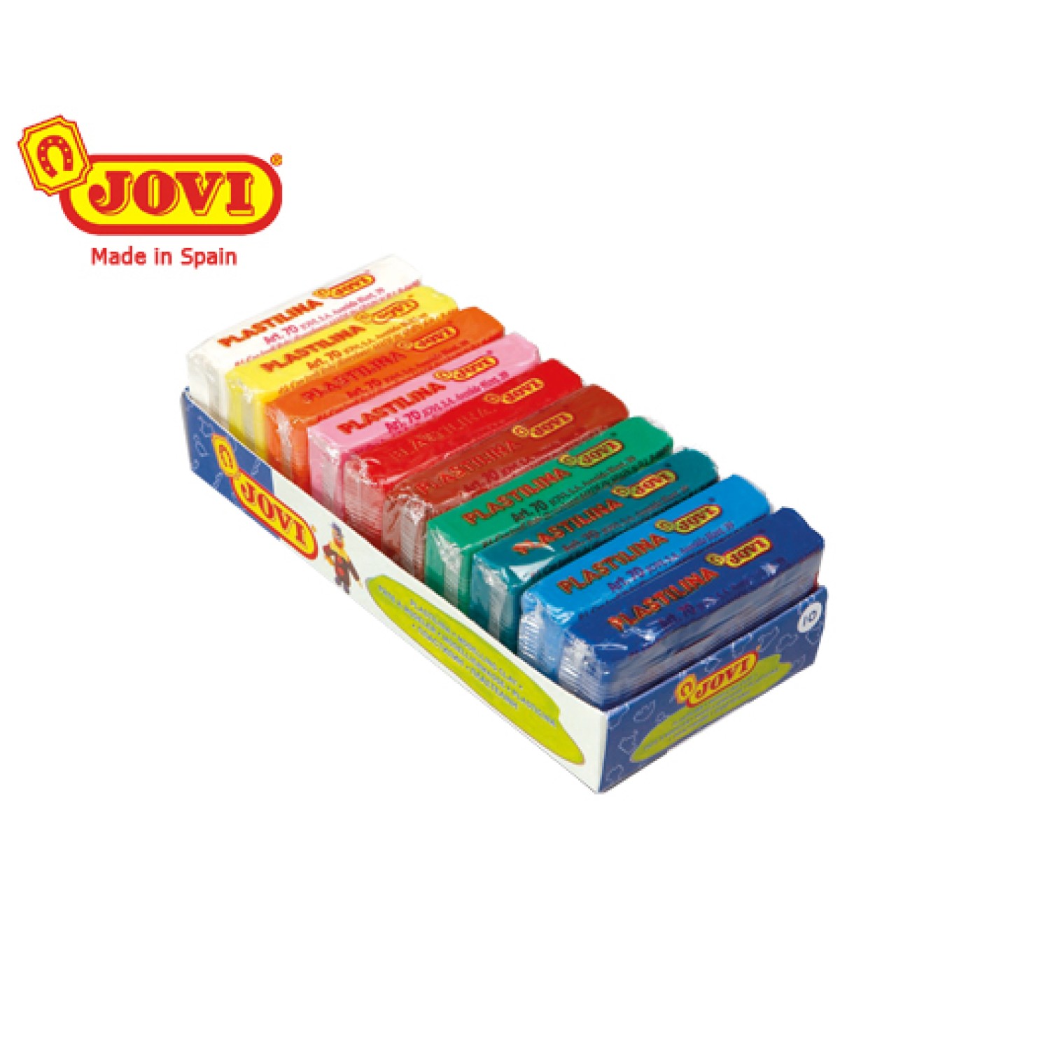 JOVI ΠΛΑΣΤΕΛΙΝΗ 10ΧΡ.x50gr ΔΙΑΦΟΡΑ ΧΡΩΜΑΤΑ
