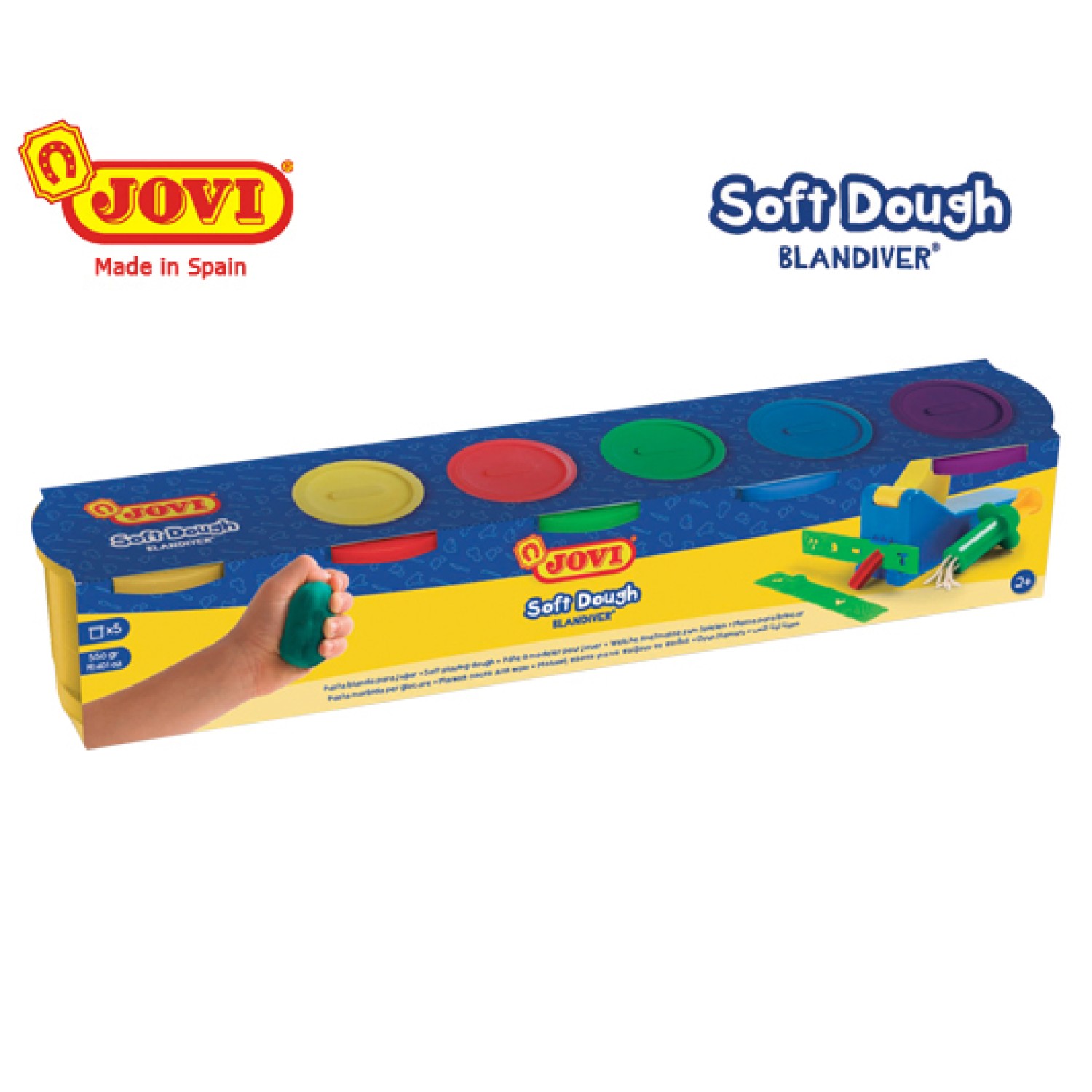 JOVI SOFT DOUGH 5 ΧΡΩΜΑΤΑ x110gr