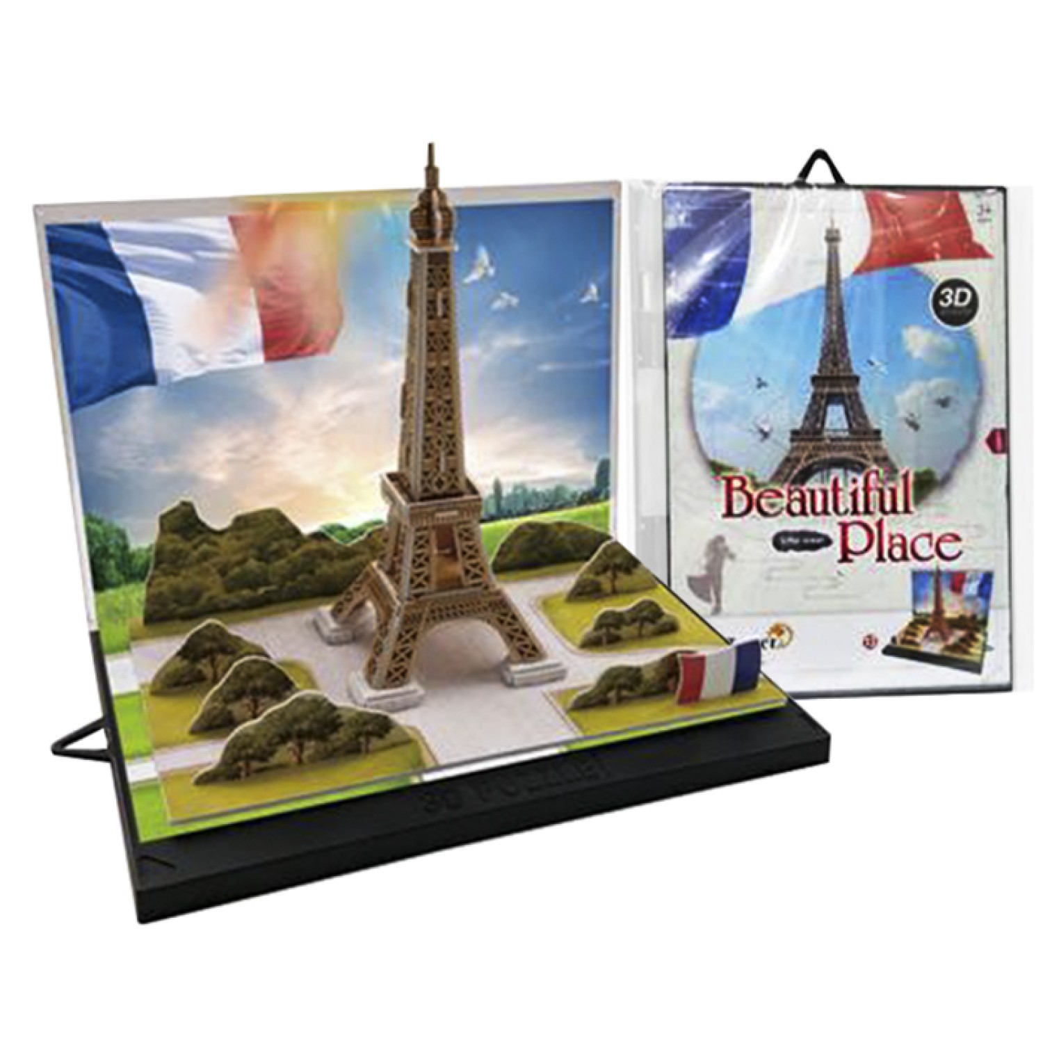 ΜΙΚΡΟ ΠΑΖΛ 3D ΠΥΡΓΟΣ ΑΙΦΕΛ 23 ΤΕΜ 16x23cm ToyMarkt 891561