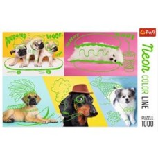 TREFL ΠΆΖΛ 1000ΤΕΜ. NEON COLOR LINE: COOL DOGS 10578