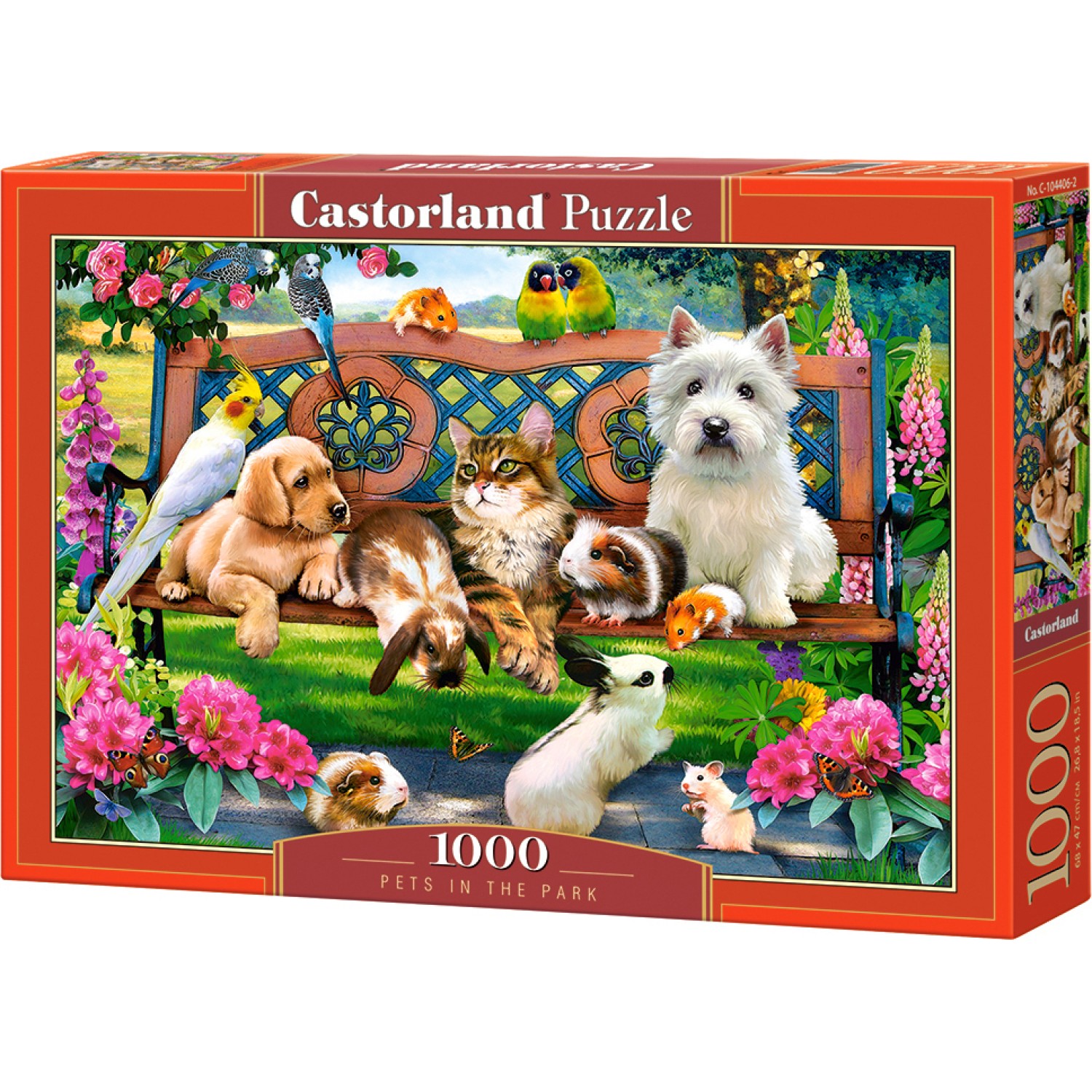Pets In The Park 1000pcs (C-104406) Castorland