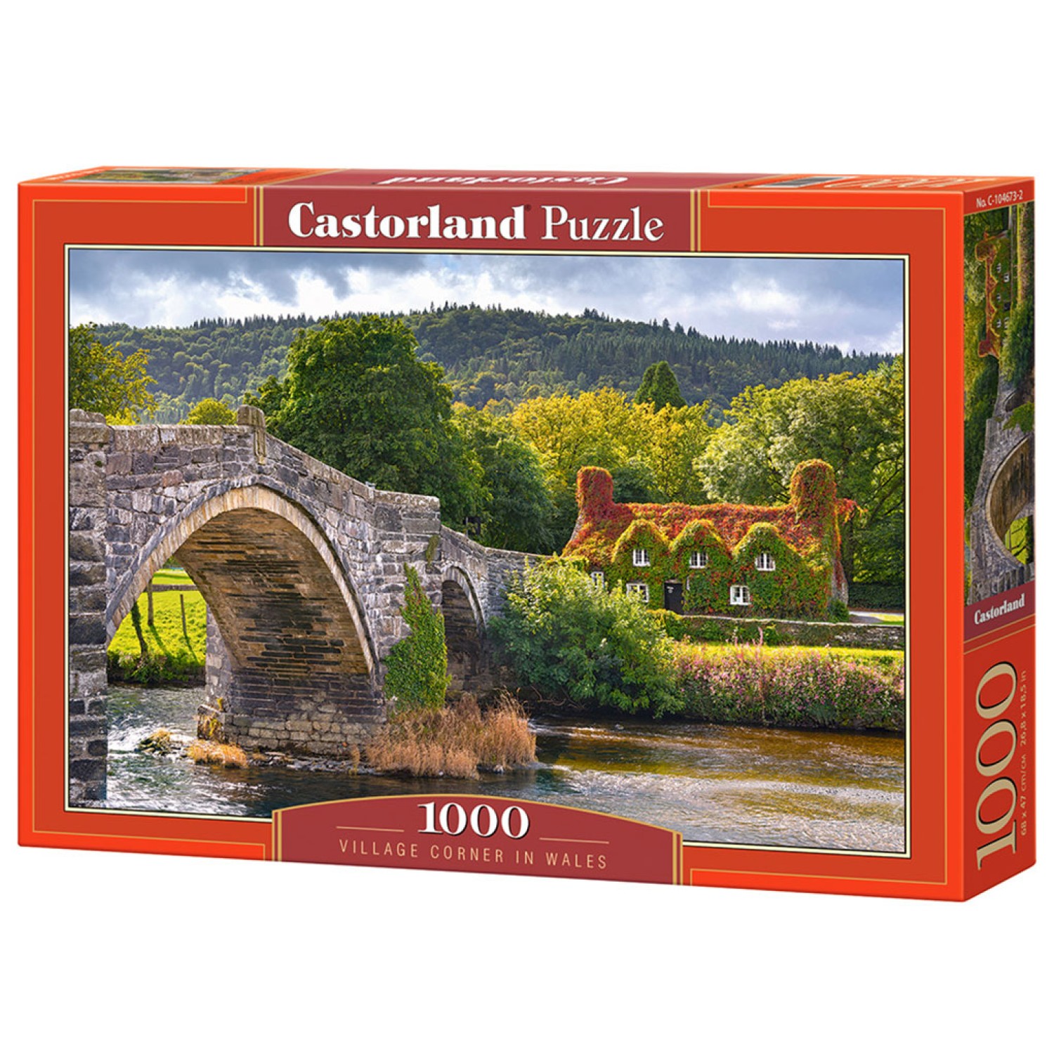 Castorland 104673 Village Corner in Wales 1000 pieces