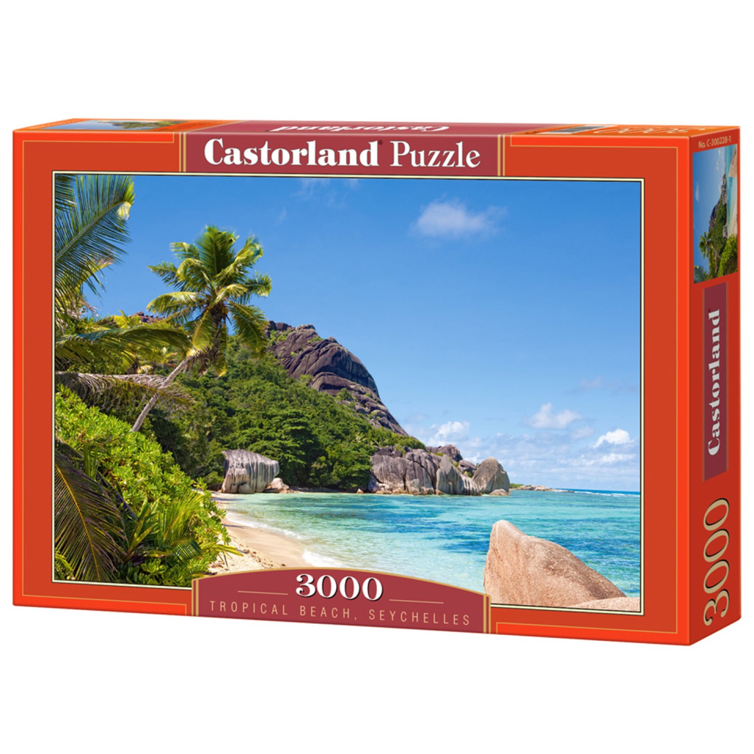 Castorland 300228 Tropical Beach, Seychelles 3000 pieces