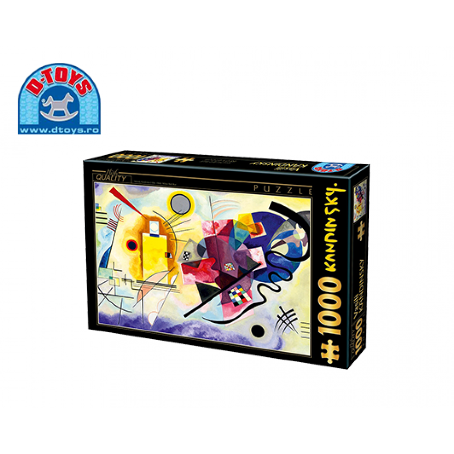 D-TOYS ΠΑΖΛ 1000Τ.68x47cm KANDINSKY YELLOW-RED-BLUE
