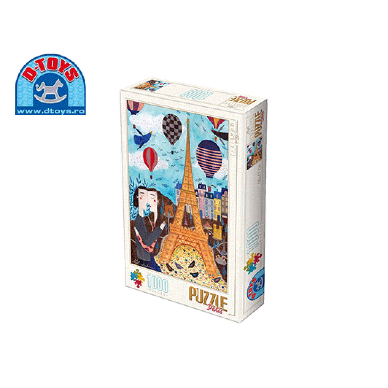 D-TOYS ΠΑΖΛ 1000Τ. 68x47cm PARIS KURTI ANDREA