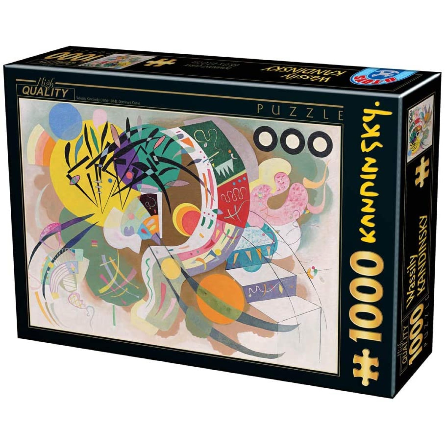 D-Toys Puzzles - Dominant Curve 1000 Piece Jigsaw Puzzle - 26.75 x 18.5 Inch Puzzle