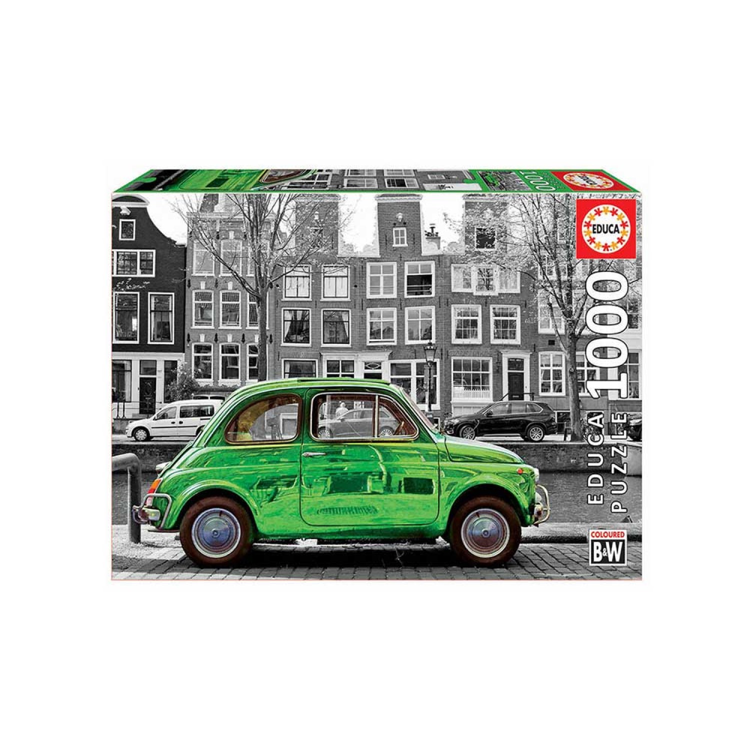 Παζλ 1000 CAR IN AMSTERDAM – COLOURED B&W 18000