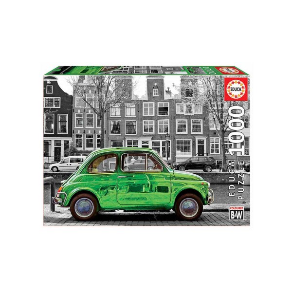 Παζλ 1000 CAR IN AMSTERDAM – COLOURED B&W 18000