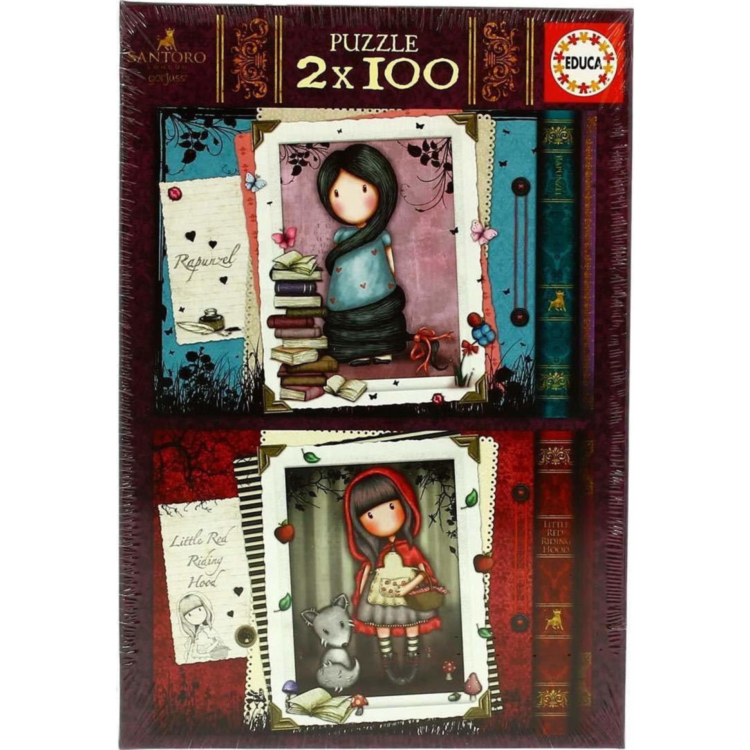 Little Red Riding Hood & Rapunzel 2x100pcs (17822) Educa