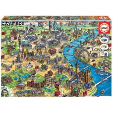 EDUCA 500 ΤΜΧ LONDON MAP ΠΑΖΛ