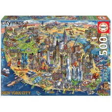 EDUCA 500 ΤΜΧ New York City map ΠΑΖΛ