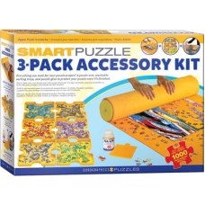 EUROGRAPHICS 8955-0107 SMART-PUZZLE 3-PACK ACCESSORY KIT (GLUE,ROLL,SORTER)1000PCS