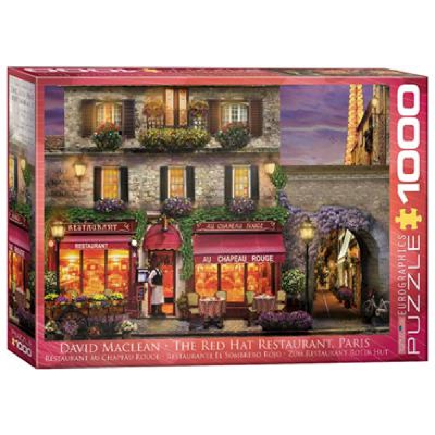 EUROGRAPHICS ΠΆΖΛ 1000ΤΕΜ. 6000-0963 THE RED HAT RESTAURANT PARIS