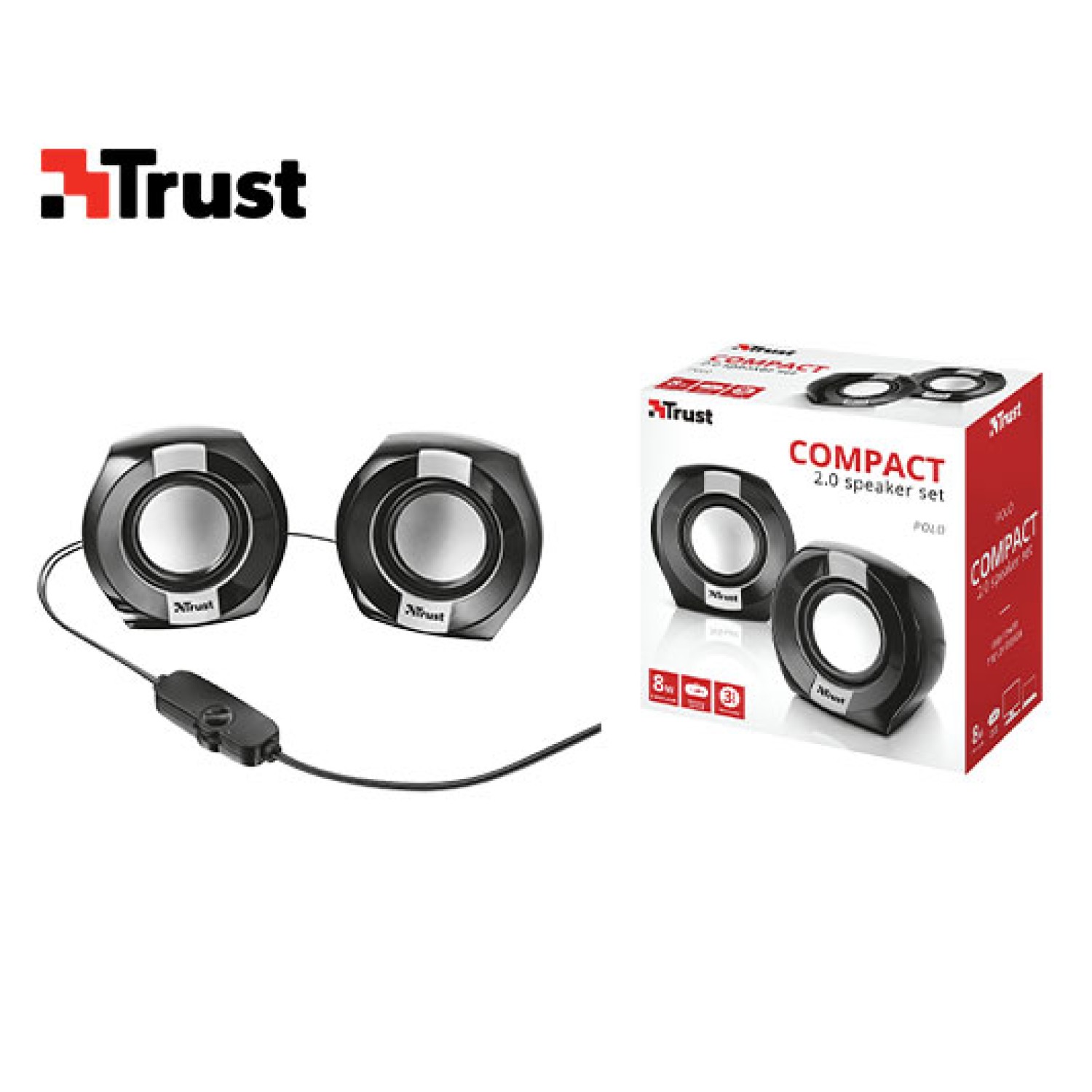 TRUST HXEIO 2.0 8W POLO COMPACT 2T