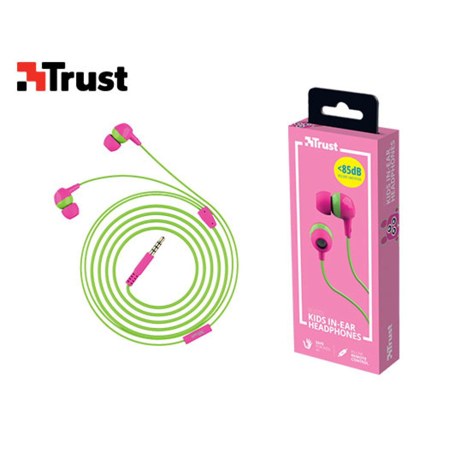TRUST ΑΚΟΥΣΤΙΚΑ ΜΕ ΜΙΚΡΟΦΩΝΟ ΠΑΙΔΙΚΑ INEAR BUDDI ΡΟΖ