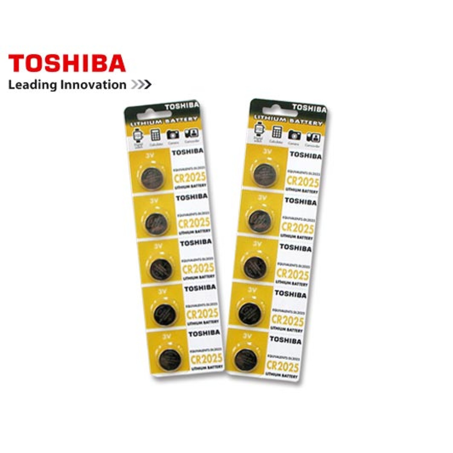 TOSHIBA ΜΠΑΤΑΡΙΕΣ COINS CR-2032 ΛΙΘΙΟΥ