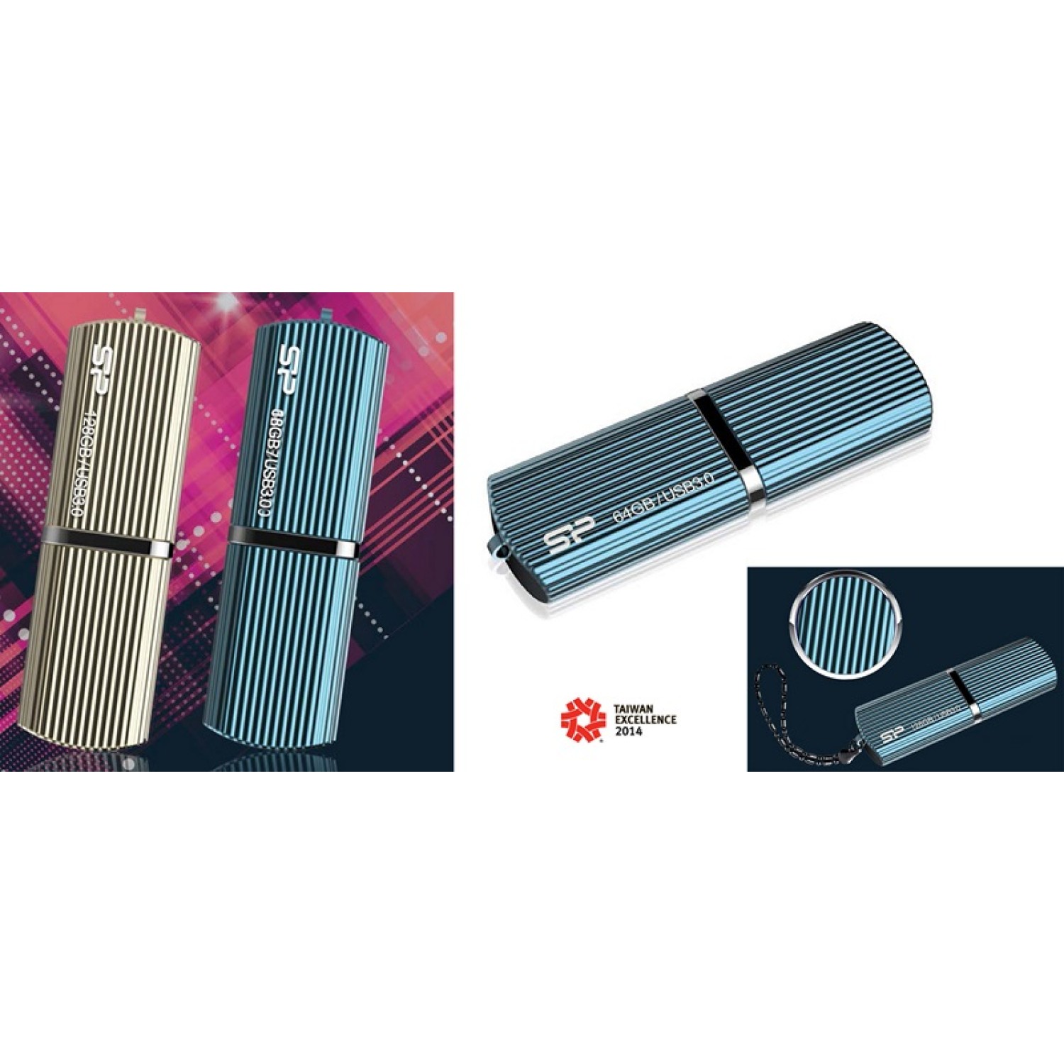 ΔΙΣΚΟΙ SP FLASH USB 3.0 16GB M50 MARVEL BLUE