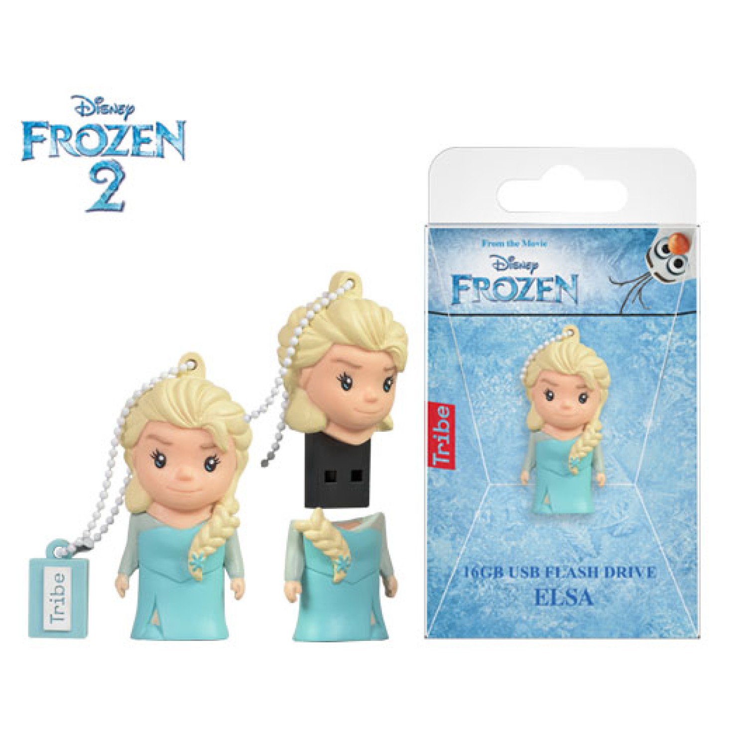 TRIBE FLASH DRIVE USB 3D FROZEN ELSA 16GB