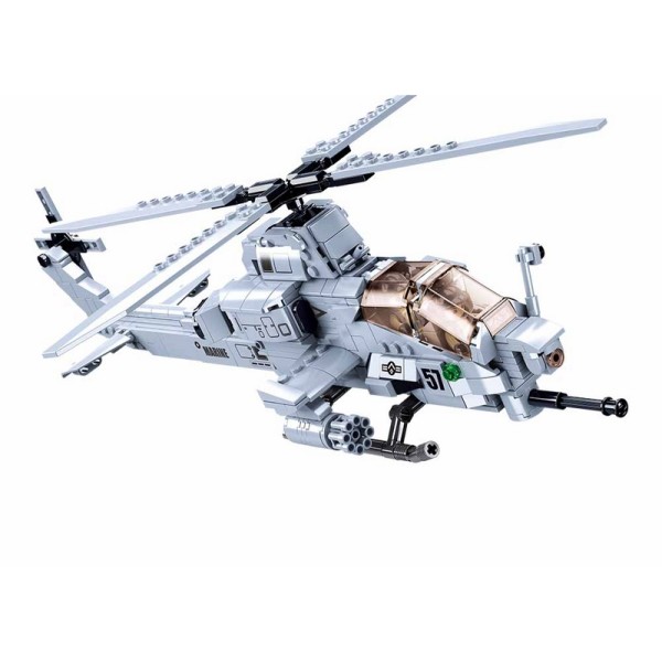 ΠΑΙΧΝΙΔΙΑ SLUBAN MOD.BRICKS B0838 ATTACK HELICOPTER