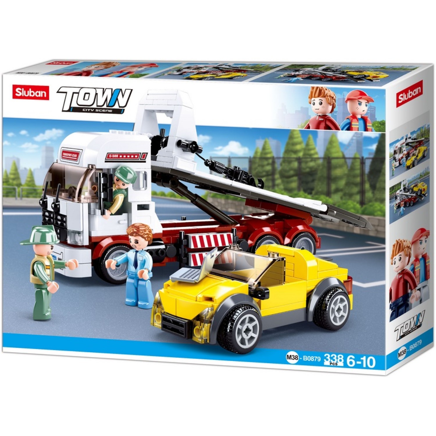 ΠΑΙΧΝΙΔΙΑ SLUBAN TOWN B0879 CAR TRAILER