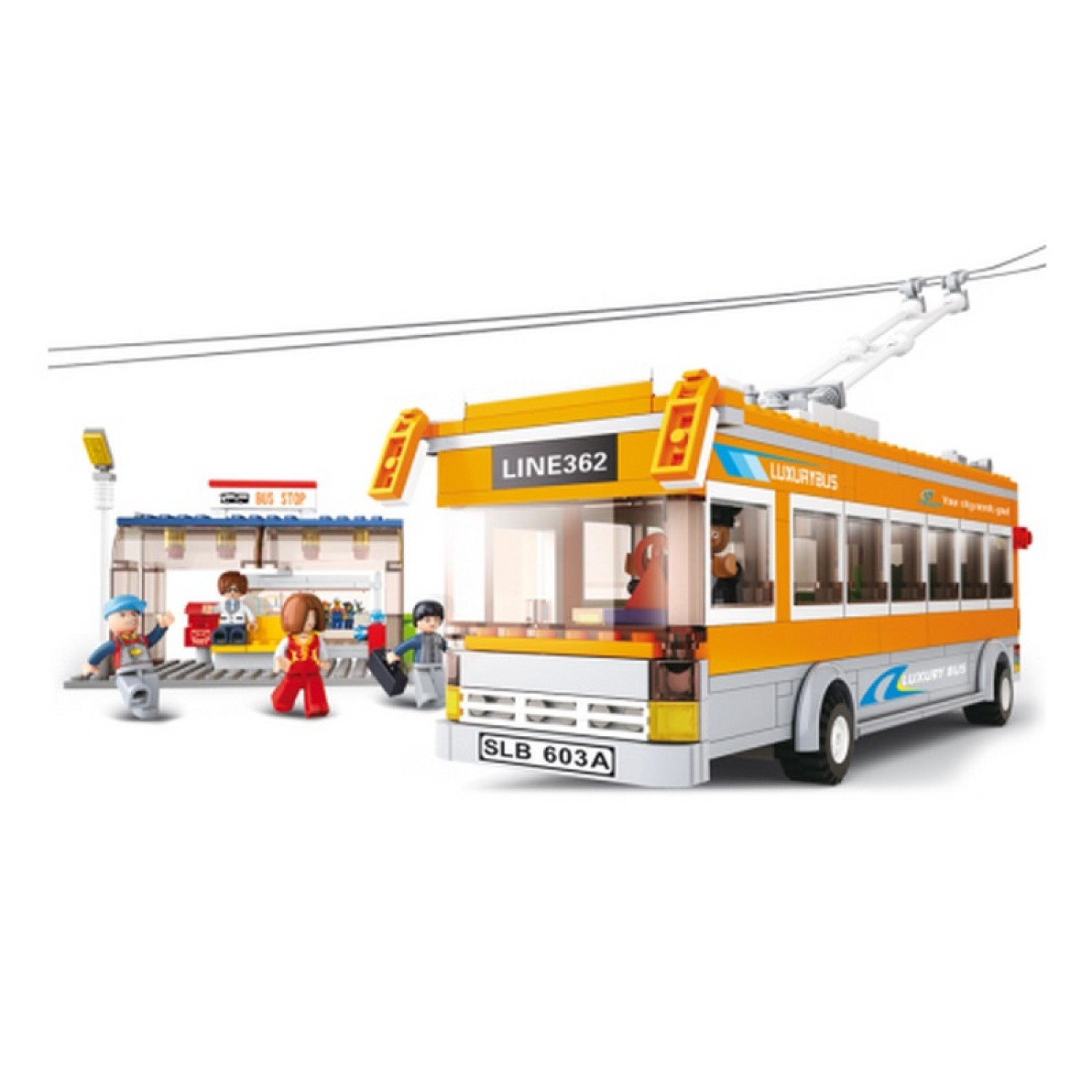 ΠΑΙΧΝΙΔΙΑ SLUBAN TOWN B0332 TROLLEY BUS