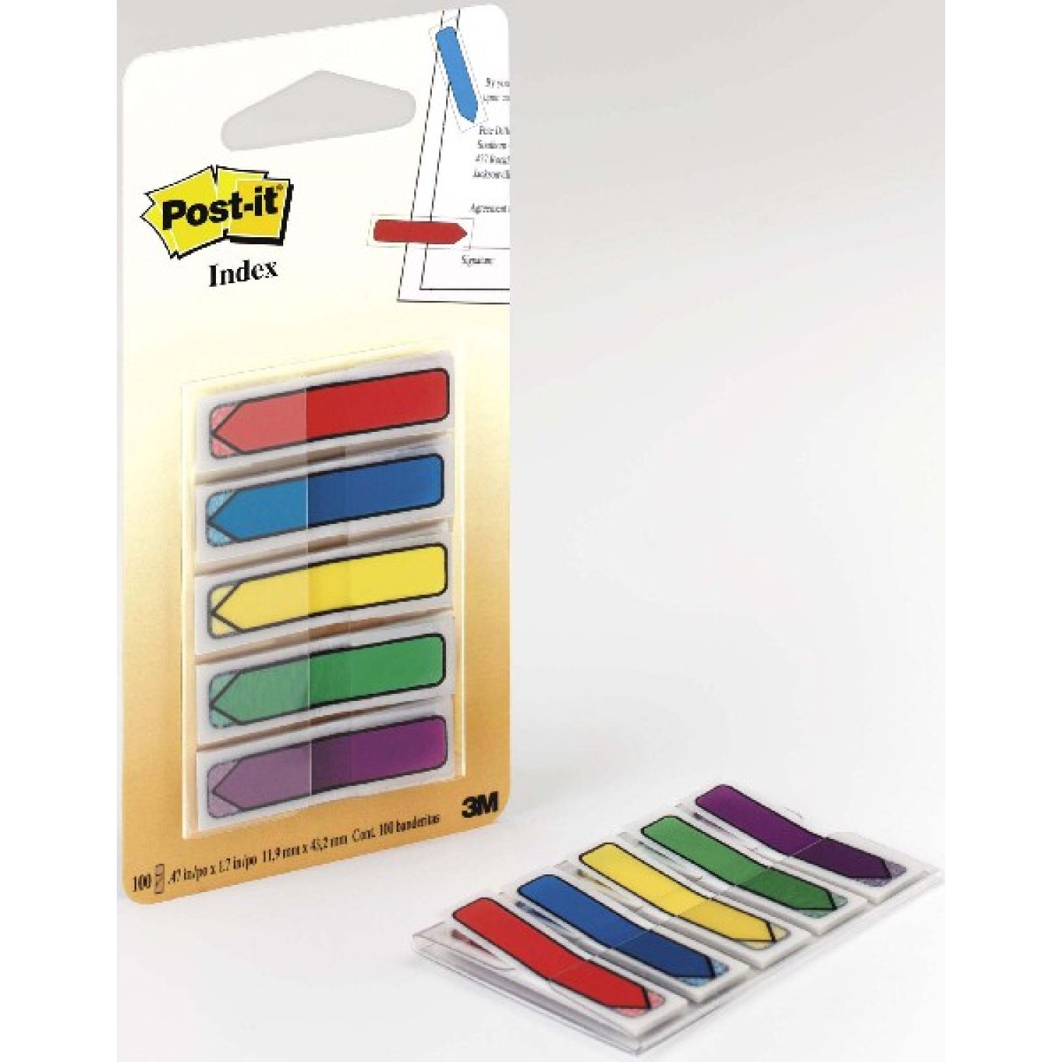 ΣΕΛΙΔΟΔΕΙΚΤΕΣ 3Μ 684-ARR 1 ΒΕΛΑΚΙΑ 5ΧΡΩΜΑΤΑ x 20φ